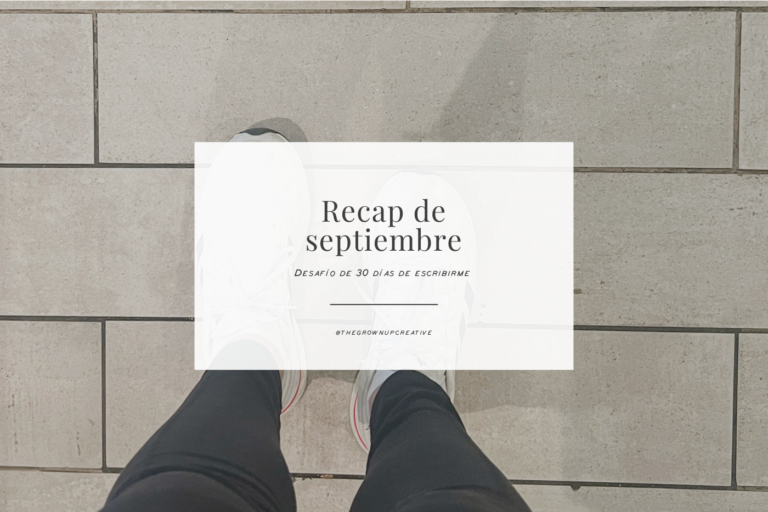 Recap de septiembre